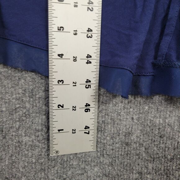 NWT ELIE TAHARI Blue Faux Wrap Sleeveless Office Career Stretch Dress SIZE SMALL - Picture 8 of 10